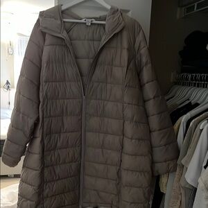 Athleta Beige Quilted Jacket